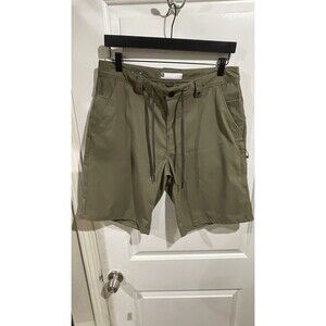 686 Shorts Mens 32 Green Slim Fit Lightweight Drawstring